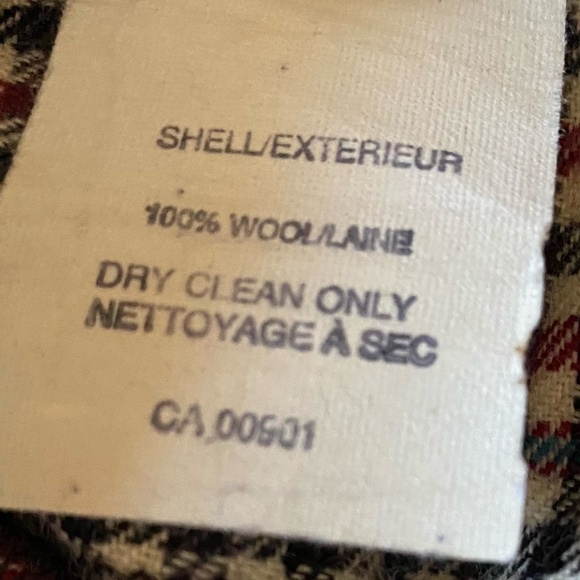 London Fog Vintage Plaid Wool Winter Casual Office Skirt- Sz-14 - Picture 7 of 16